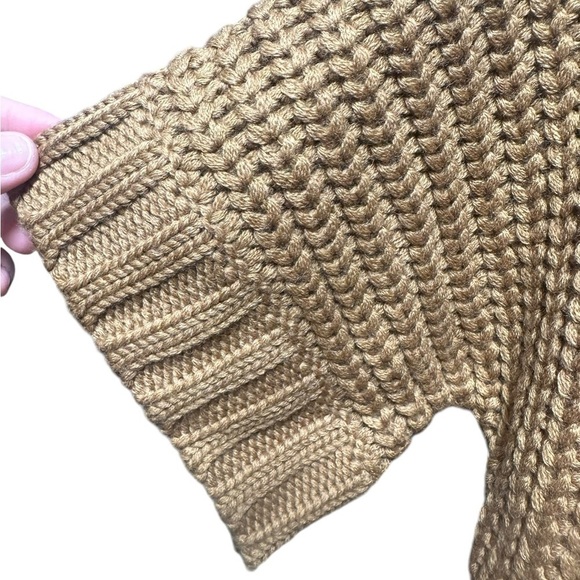 NWT Soft Surroundings Camel City Sweater Wool Blend Shirt Sleeve Cardigan - Picture 5 of 9